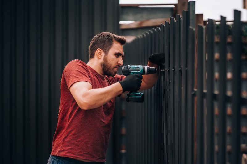 Black Metal Fence Installation in St Louis, MO